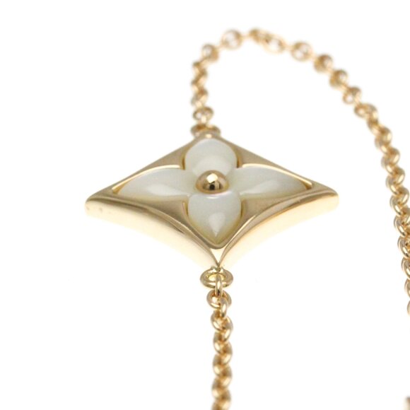 LOUIS VUITTON Gold Pearl Charm Bracelet - Picture 5 of 11